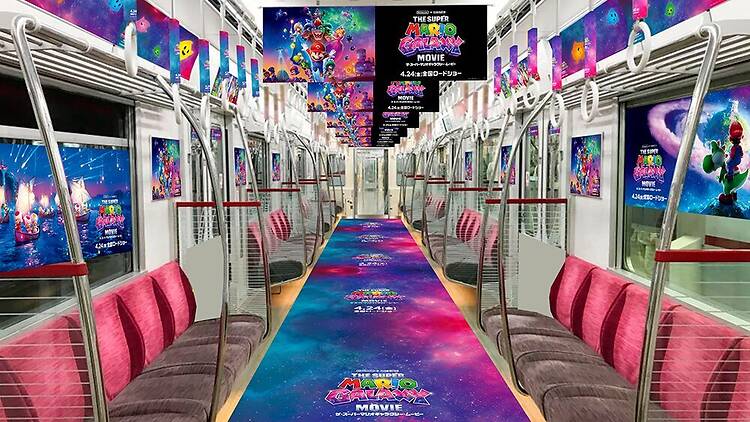 The Super Mario Galaxy Movie train – Osaka Metro Midosuji Line