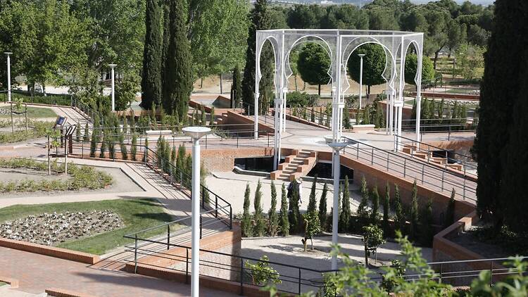 Jardín árabe del parque de Juan Carlos I. Ayuntamiento de Madrid