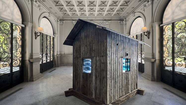 La casa del agua. Ángel Marcos (Museo Lázaro Galdiano).