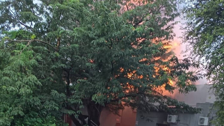 Lower Sabie Fire Kruger National Park