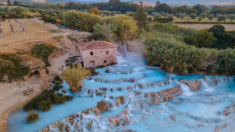 Saturnia Hot Springs, Tuscany, Italy