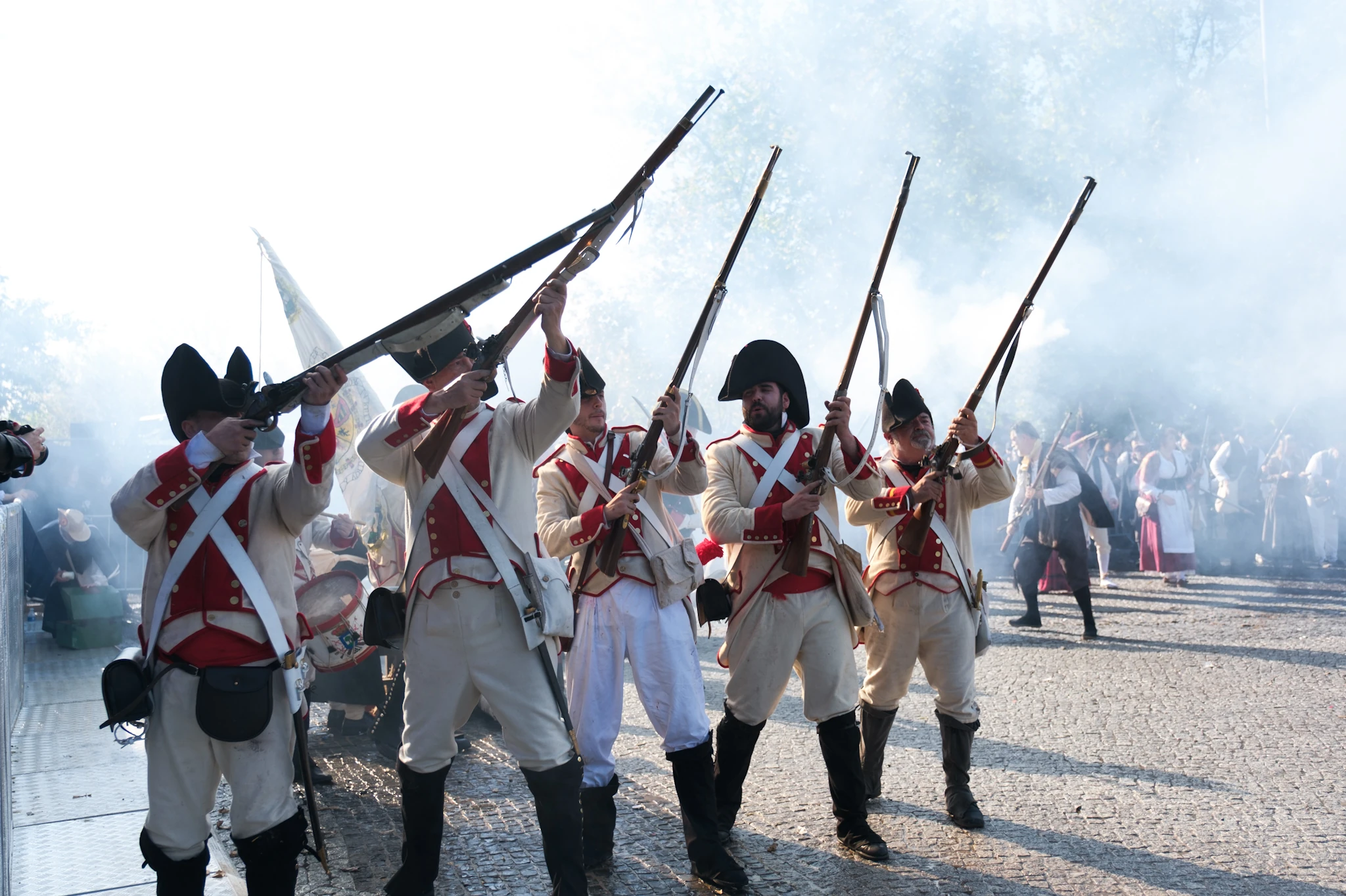 Recreaci&oacute;n del levantamiento del 2 de mayo de 1808