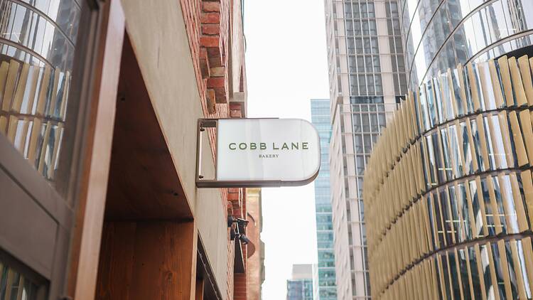 Cobb Lane CBD Cobb Lane's CBD store signage.