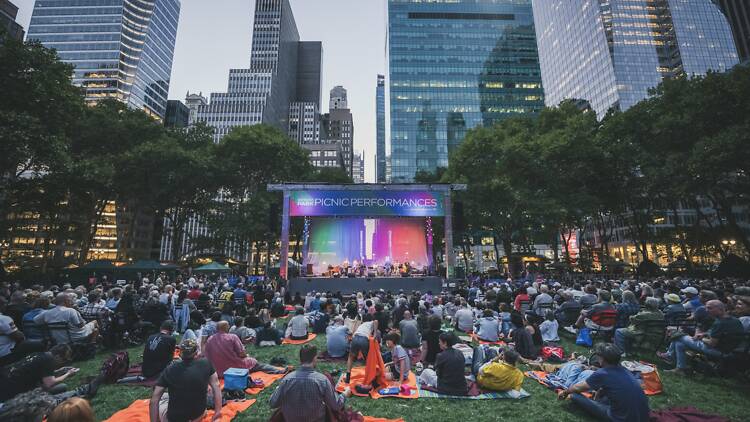 Bryant Park picnic summer