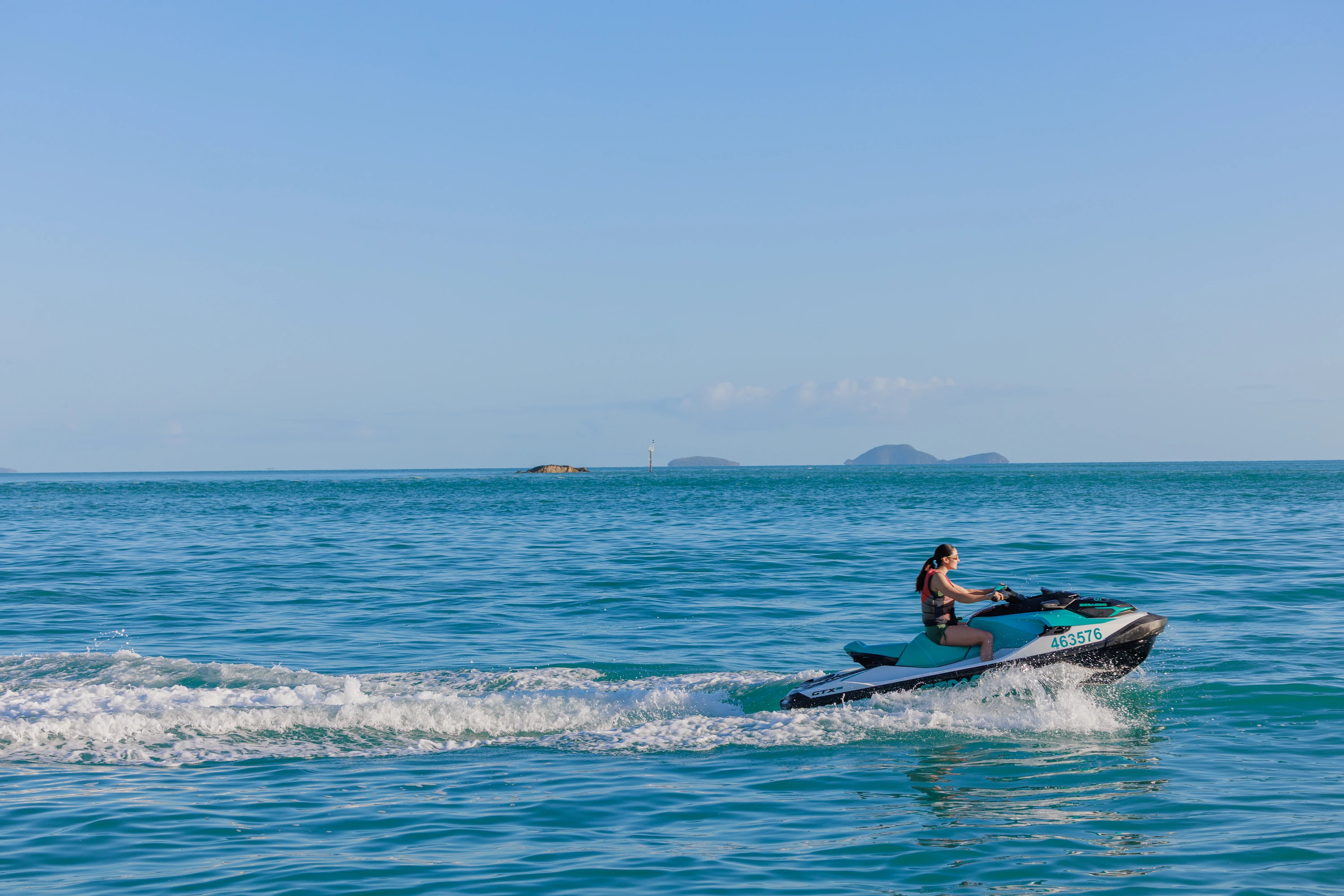 Jet ski on water
