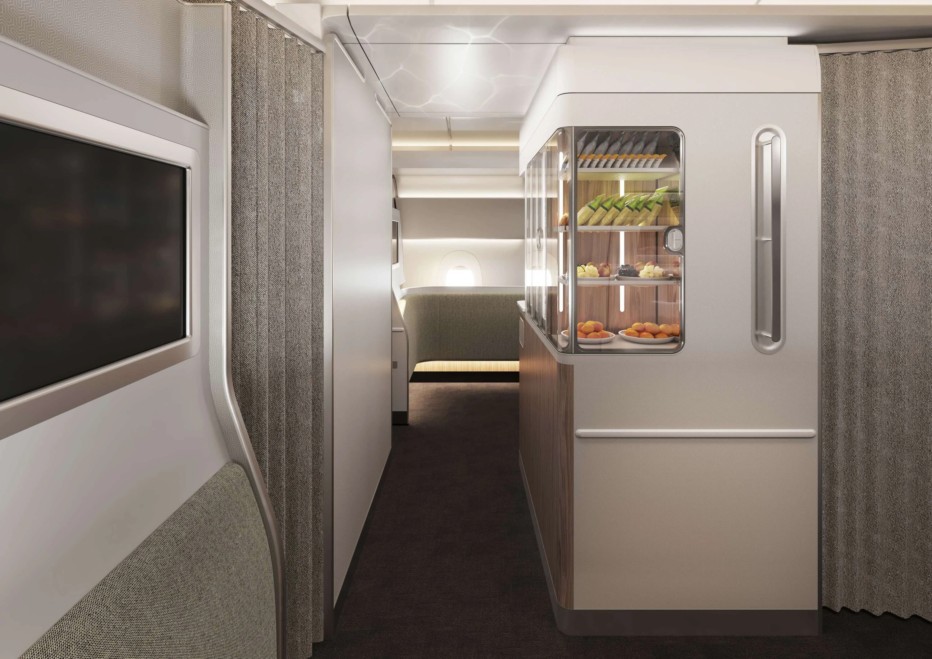 Qantas wellness zone render