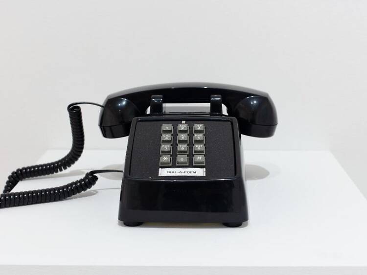 Call a number and hear poetry answer back at Bangkok Kunsthalle