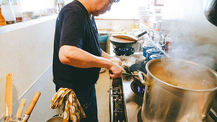 Kazuo Hashimoto, ramen chef at Yusho Astage