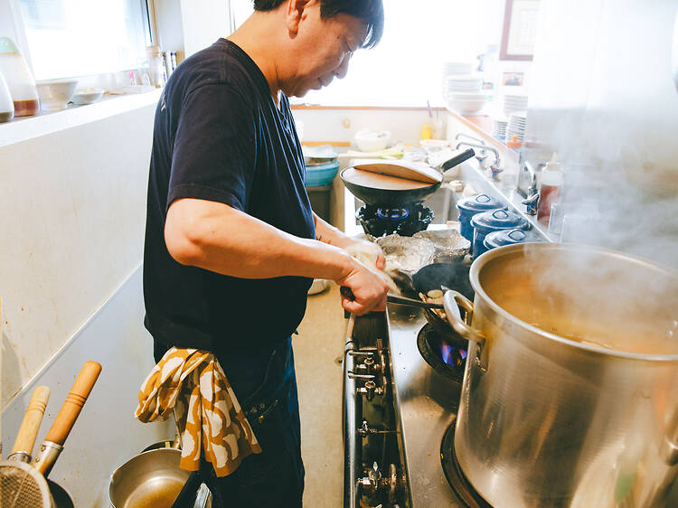 Kazuo Hashimoto, ramen chef at Yusho Astage
