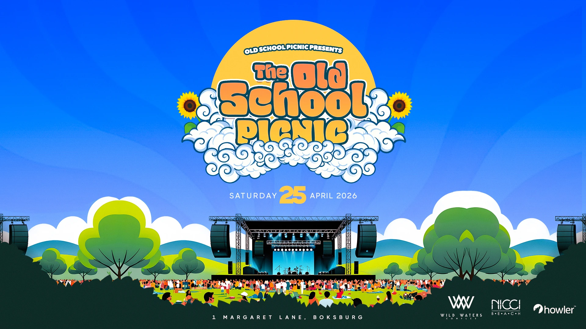 The Old School Picnic banner