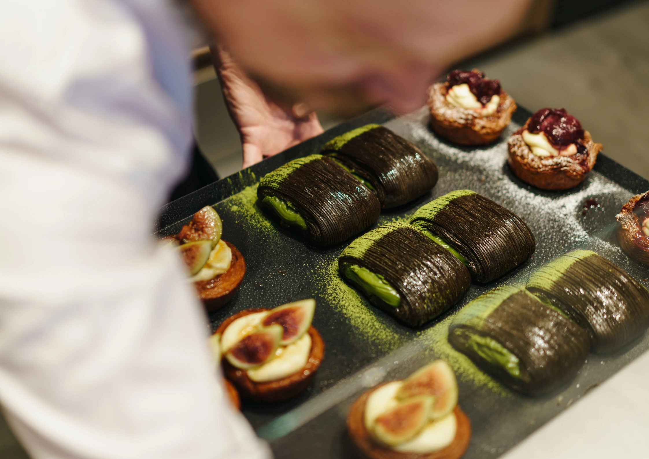 Assorted pastries.