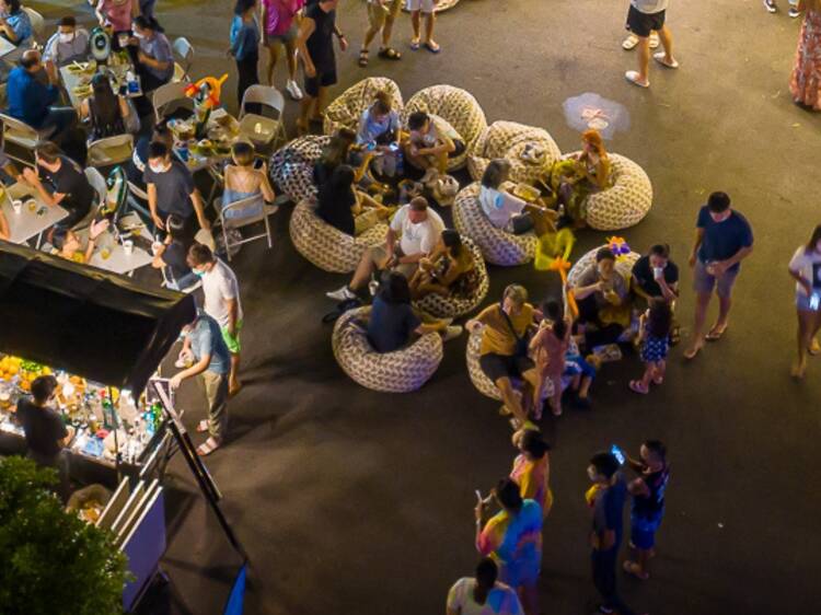 Nosh, shop, chill and imbibe at the Marriott Bonvoy on Wheels BLOC Party 2026