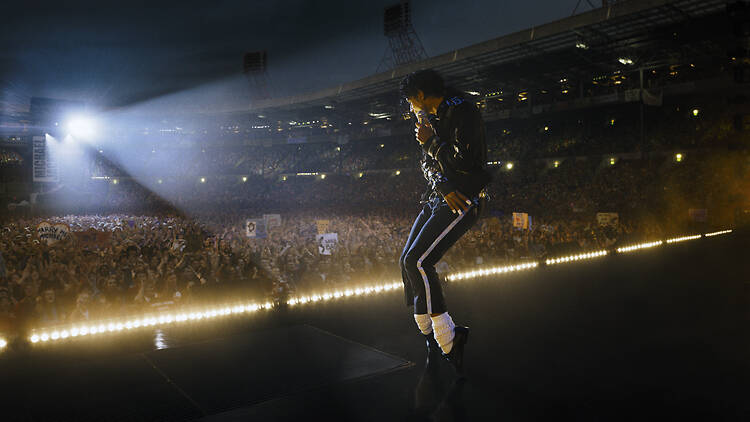 Jaafar Jackson as Michael Jackson in Michael. Photo Credit: Courtesy of Lionsgate