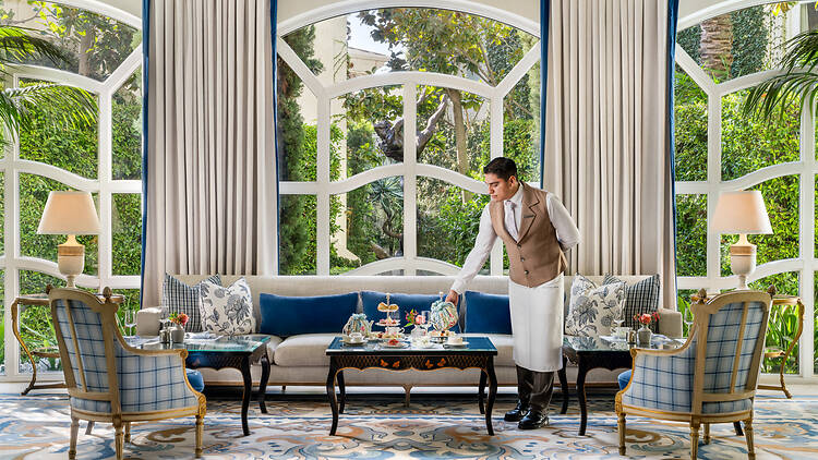 The Living Room at the Peninsula Beverly Hills