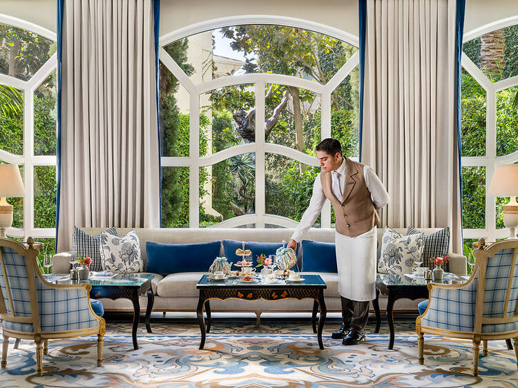 The Living Room at the Peninsula Beverly Hills
