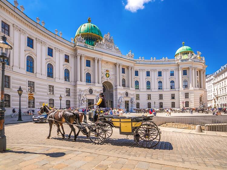 Stroll through the Hofburg Palace