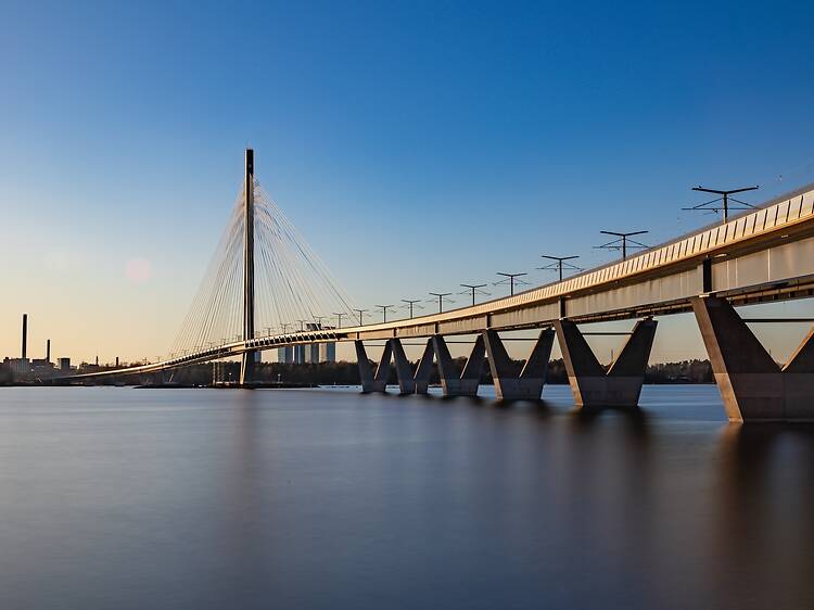 This European capital just opened one of the world’s longest pedestrian bridges