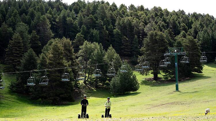 Endinsar-se als boscos de la Cerdanya en segway