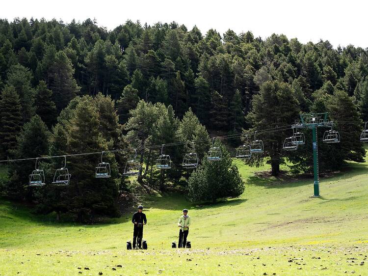Endinsar-se als boscos de la Cerdanya en segway