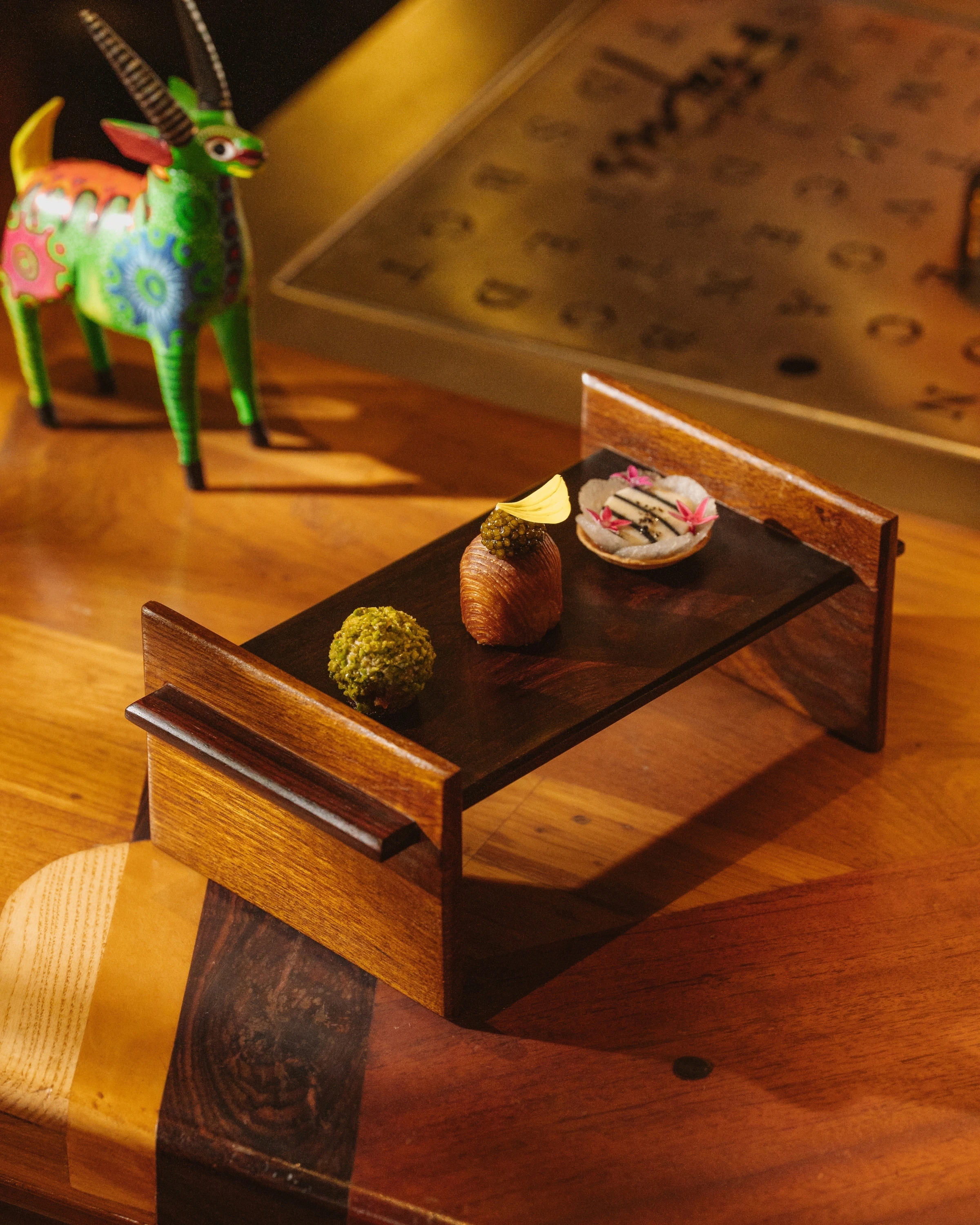 Laddoo, Mawa Khaja & Bebinca at Papa's, a wildly popular 12-seater restaurant 