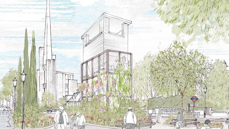 The neighbourhood around this west London tube station will be transformed by a £3.7 million revamp