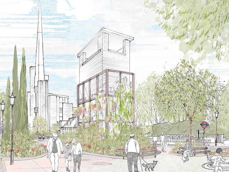 The neighbourhood around this west London tube station will be transformed by a £3.7 million revamp