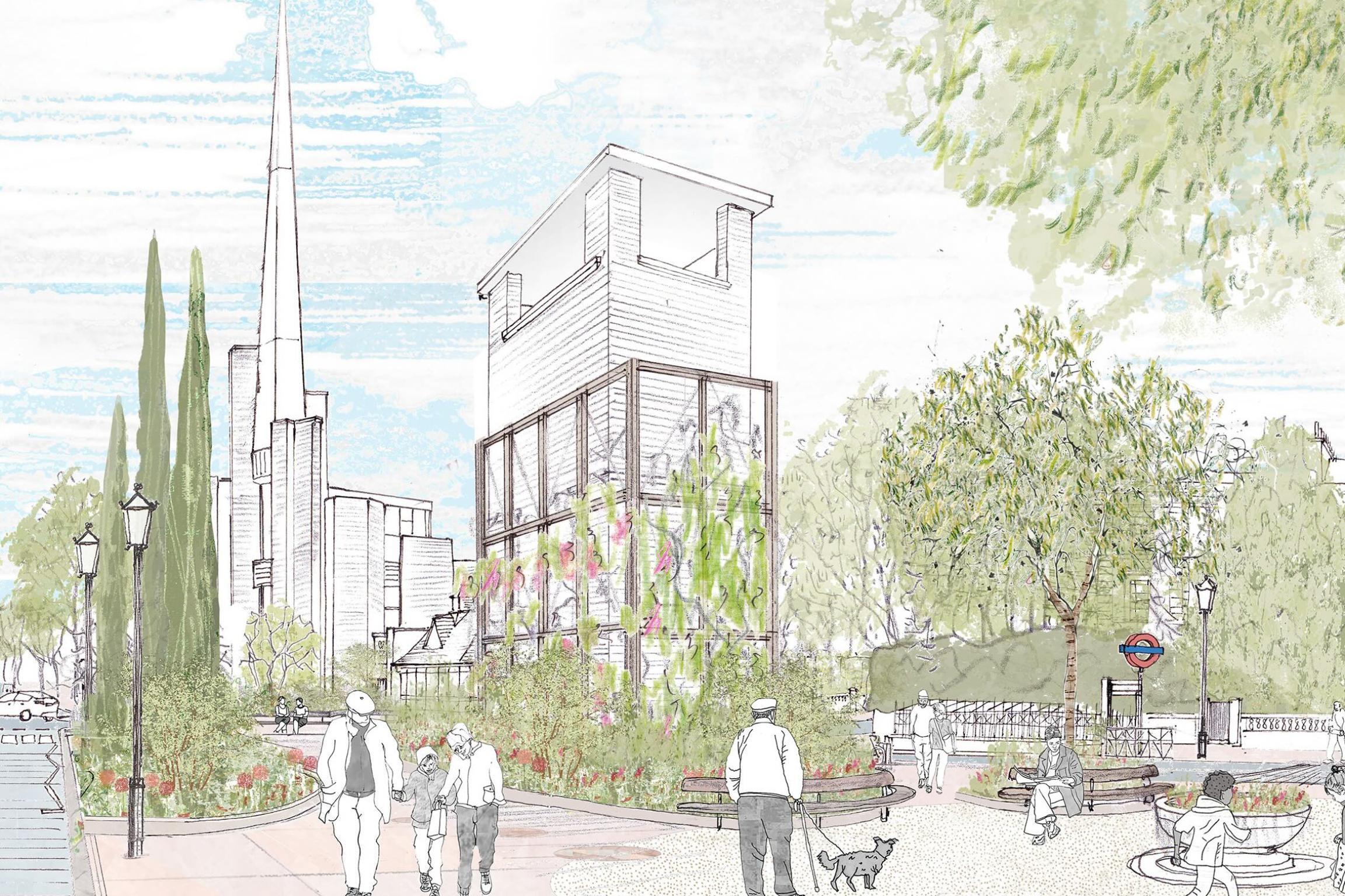 The neighbourhood around this west London tube station will be transformed by a 3.7 million revamp