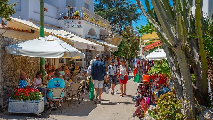 Anacapri, Italy, on the island of Capri