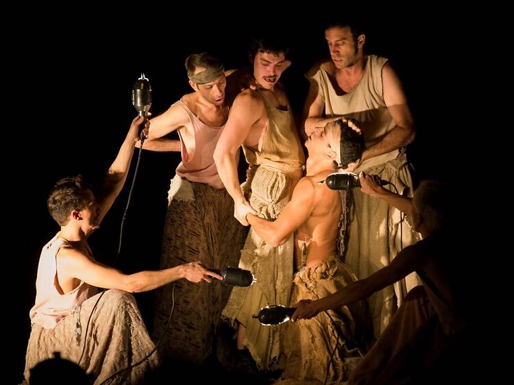 Foco Toto Castiñeiras en el Centro Cultural Borges