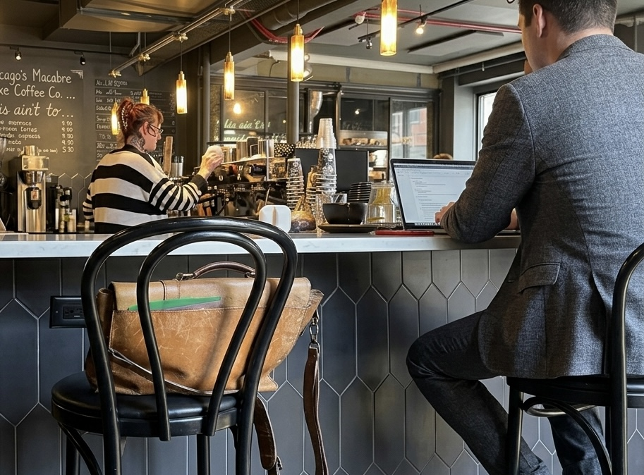 Chicago’s cafés are slowing down and getting more intentional—and people are staying longer