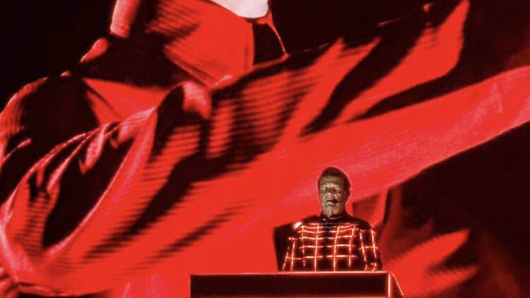 Watch the robots play Bangkok for the first time in 55 years at Kraftwerk Multimedia Tour