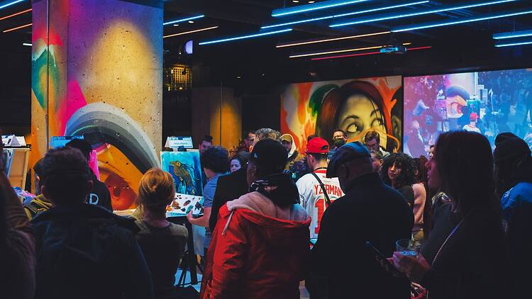 Vote out your favourite artist (cruelly, lovingly) at Art Battle Bangkok