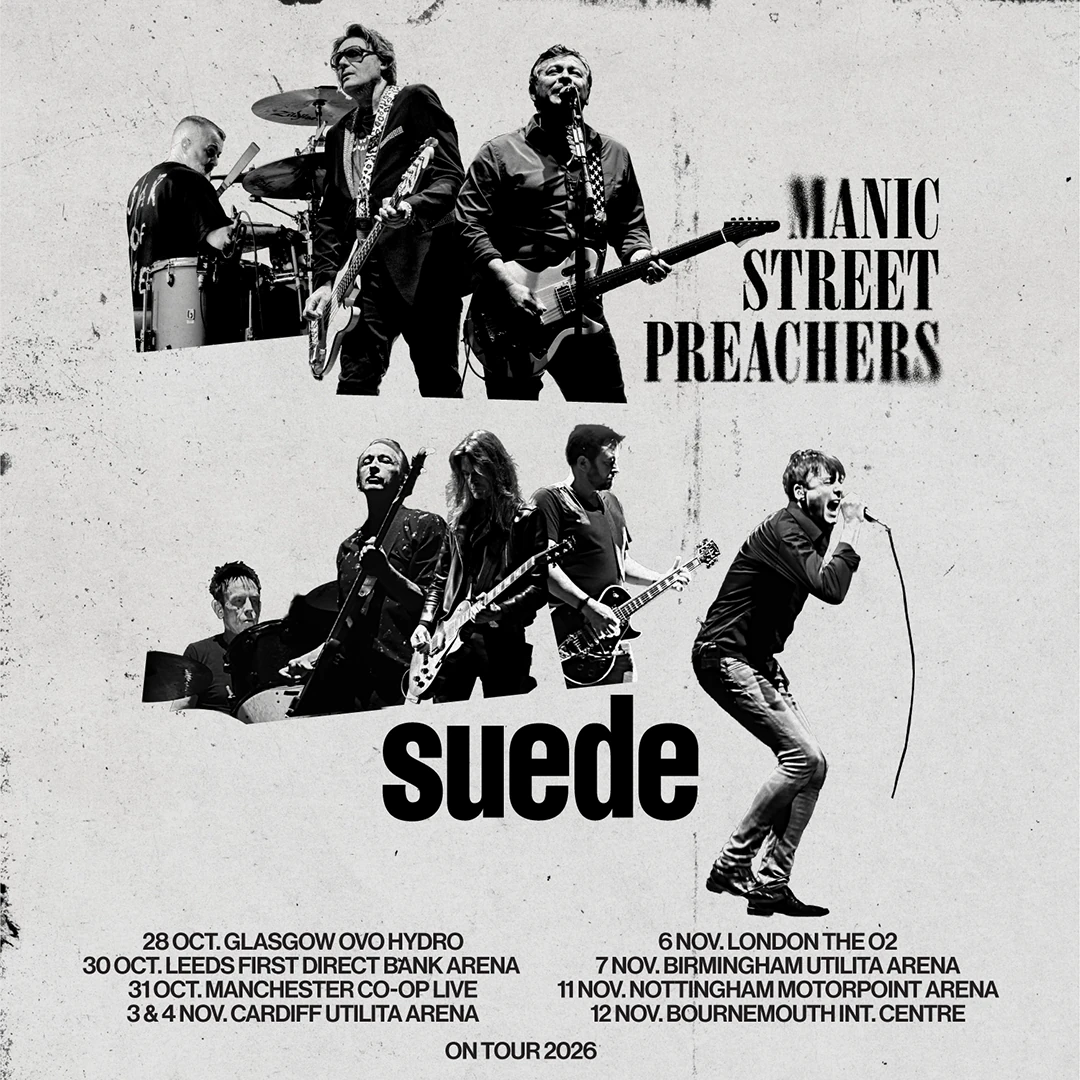 Manic Street Preachers and Suede tour 2026