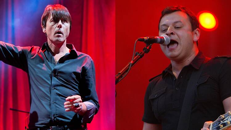 Suede and Manic Street Preachers performing live