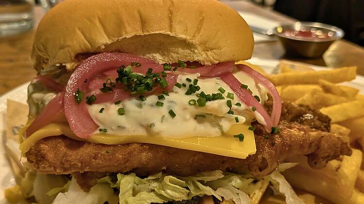 Double Fish Burger at End of King