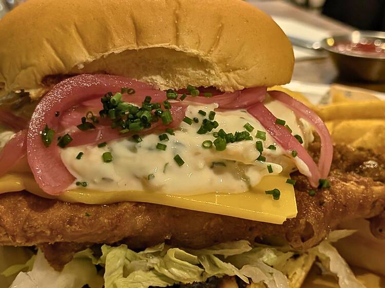 Double Fish Burger at End of King