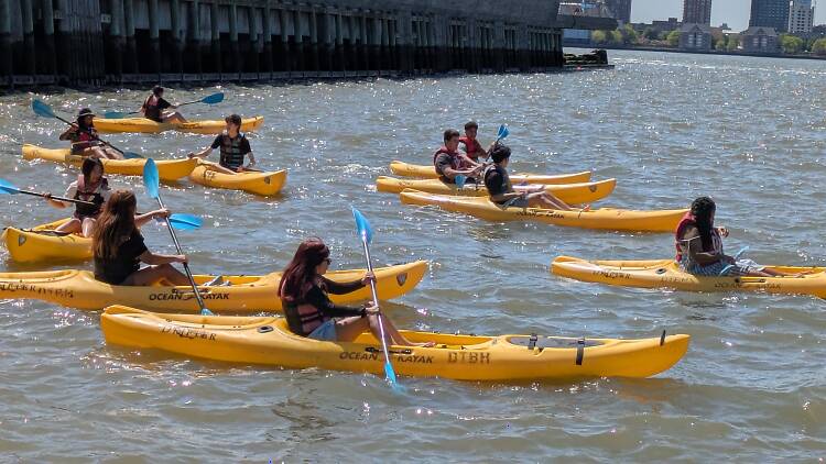 Downtown Boathouse kayak Hudson