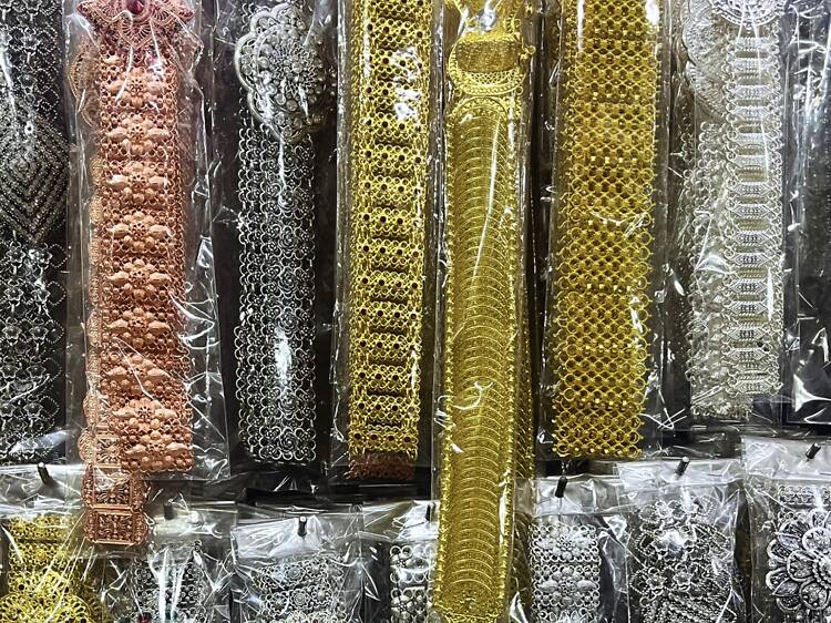 Thai-style silver accessories, now paired with jeans