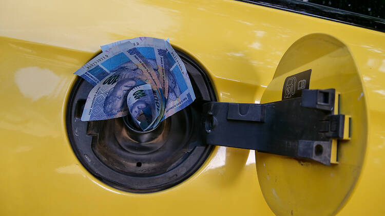 Symbol for high fuel price