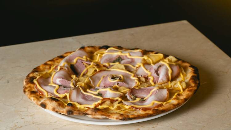 La pizza de porchetta de Romo