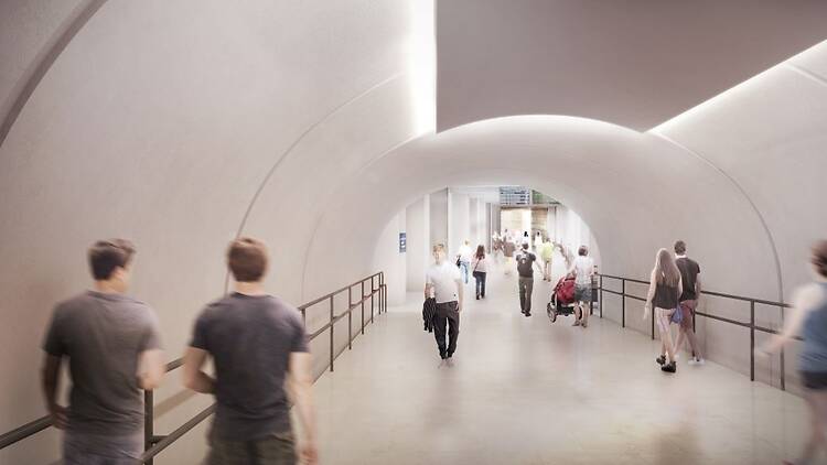 tunnel gare de l'Est