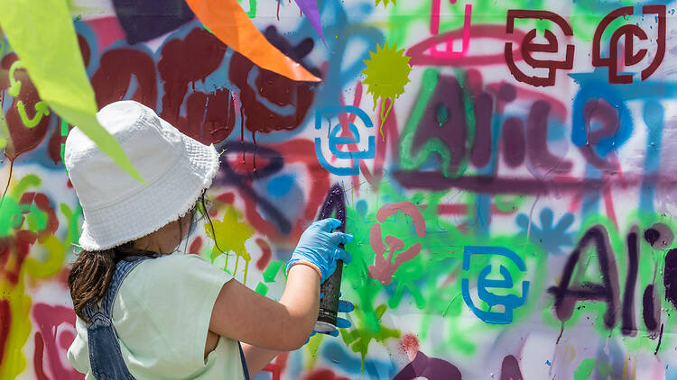 Pintar um mural Pintar um mural