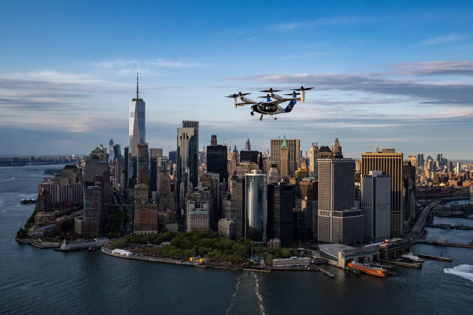 Electric air taxis are flying over NYC this week