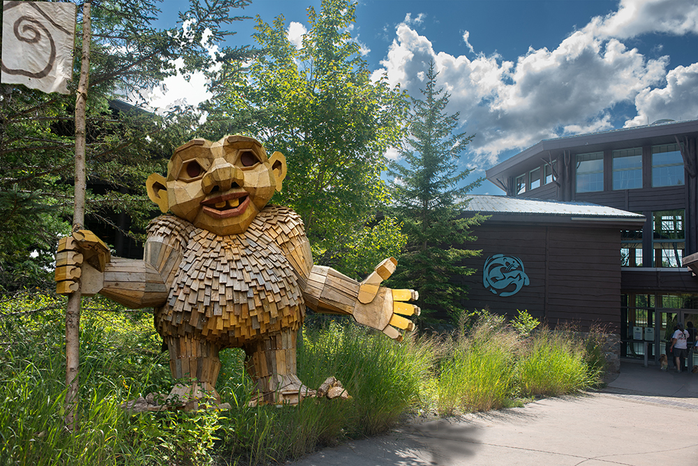 Six giant wooden trolls are taking over the Adirondacks and we've never seen anything cuter