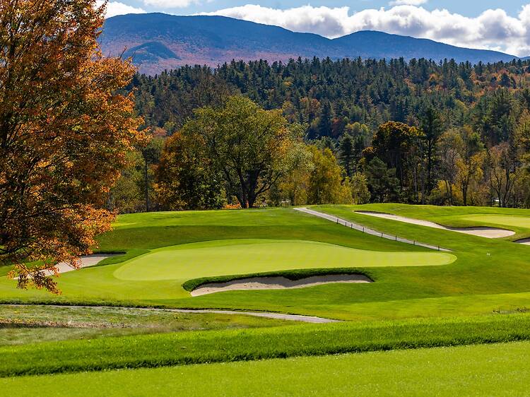 Best for alpine scenery: The Mountain Course at Spruce Peak | Stowe, VT