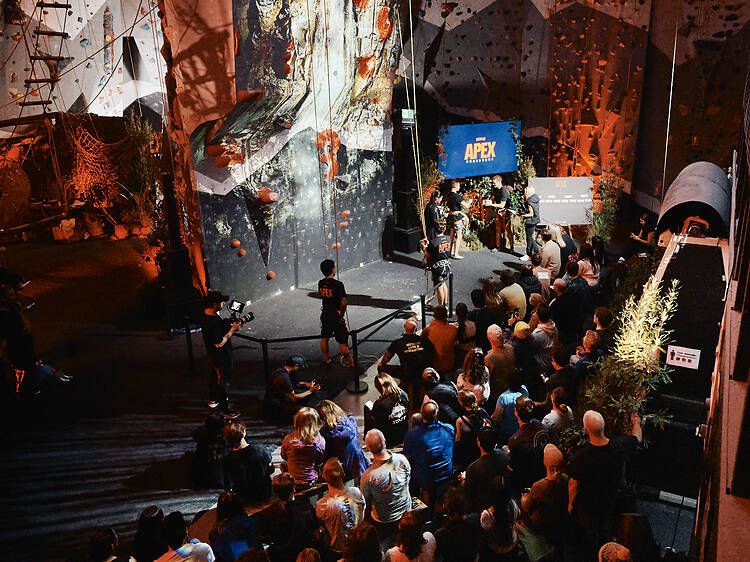 Netflix’s new action-thriller film ‘Apex’ comes to life at Sydney's Climbfit rock climbing gym