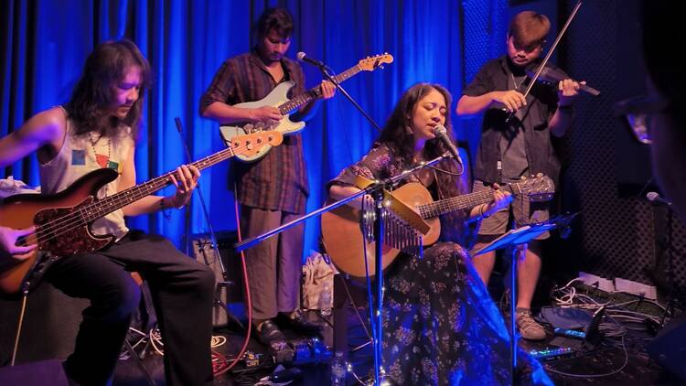 Wander over to Thonglor's Speakerbox for one night of folk, bluegrass and properly live music