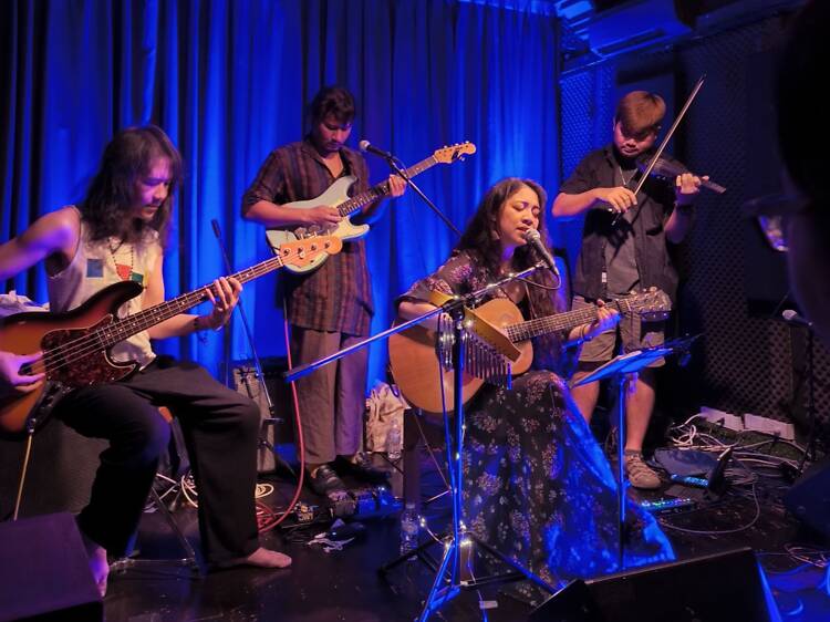 Wander over to Thonglor's Speakerbox for one night of folk, bluegrass and properly live music