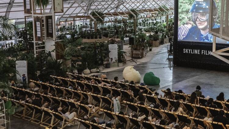 Lounge through six feel-good films inside a Bangkok glasshouse garden