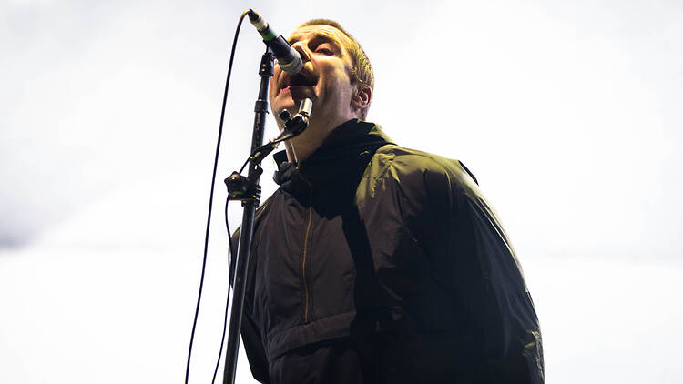 Liam Gallagher, playing live